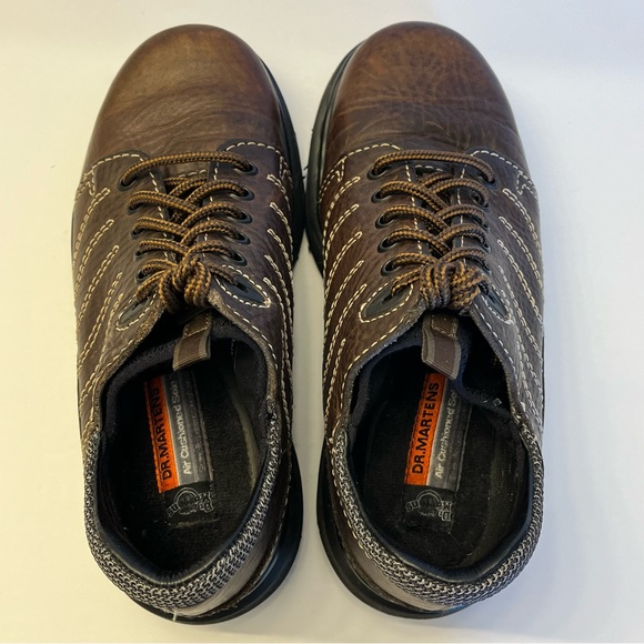 Dr Martens Men's Vintage Brown Chunky Oxford Lace Up Low Top Made In England 5 - Picture 6 of 15